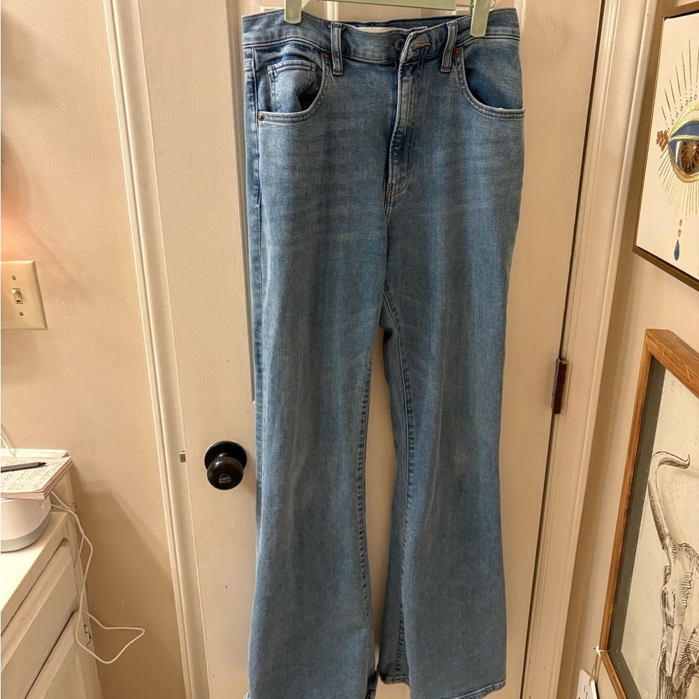 Abercrombie & Fitch Light Blue Flare Jeans